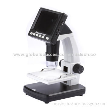 Factory Direct Sale 12MP Educational Microscope with Professional Microscopic Lens